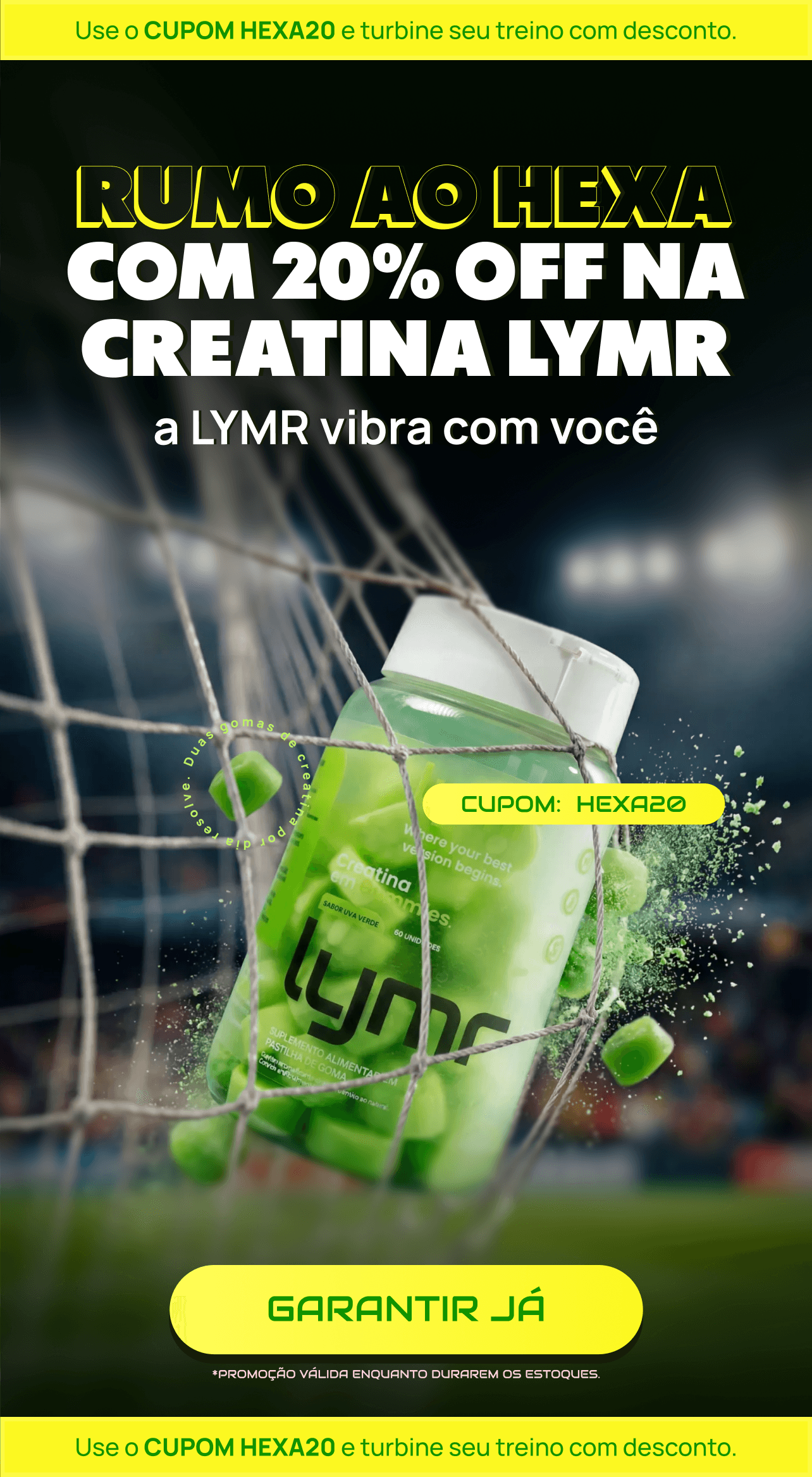 LYMR - Creatina em Goma